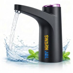 Swarn Jal Water Dispenser Pump for 20 Litre Bottle from Swarn Jal, Automatic, Dual Mode, 2600mAah EV Grade Rechargeable Battery, 1 Year Complete Warranty